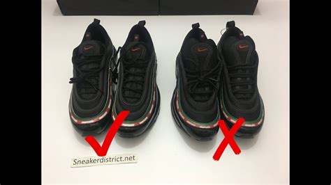 nike 97 undefeated fakes|nike air max 97 real.